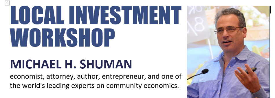 Local investment Workshop in Columbus, Nov. 17th